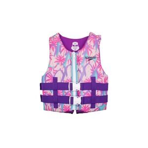 Speedo NWT Youth Life Jacket Vest Purple/Pink 50-90lbs